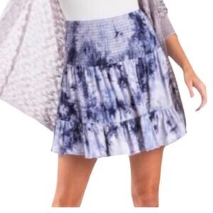 Trixxi tie dye skirt XL NWT